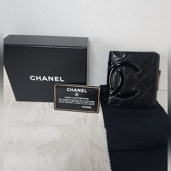 Chanel Full Inclusion Cambon Compact Bifold Wallet, EUC - Picture 1 of 16